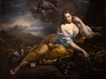 Jupiter Notices Callisto, paint by Nicolaes Berchem Royalty Free Stock Photo